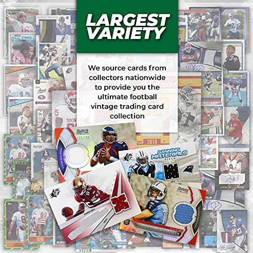 Cosmic Gaming Collections NFL Football Cards Hit Collection Gift Box | 100 Official NFL Cards | Includes: 2 Relic, Autograph or Jersey Cards Guaranteed | Perfect Starter Set | The Storepaperoomates Retail Market - Fast Affordable Shopping