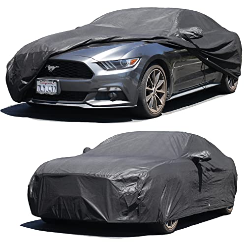 Custom Fit car Cover for Ford Mustang 2015 2016 2018 2019 2020 2021 Car Cover XTREMECOVERPRO PRO Series Black