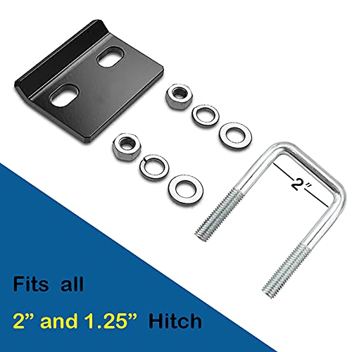 Hitch Tightener Anti-Rattle Stabilizer Stainless Steel Clamp Lock Rust-Free for 1 1/4 and 2 inch Hitches Reduce Noise Quite Ride | The Storepaperoomates Retail Market - Fast Affordable Shopping