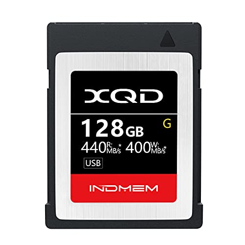 XQD 128GB Memory Card, 5X Tough MLC XQD Flash Memory Card High Speed G Series| Max Read 440MB/s, Max Write 400MB/s