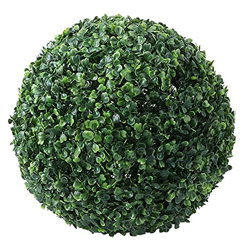 Artificial Plant Topiary Ball Faux Boxwood Decorative Balls Indoor Outdoor Greenery Hanging Plant Ball for Backyard, Balcony, Garden, Wedding Party Home Decor