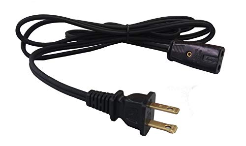 HJFPOWERCORD Power Cord Replacement for Salton Hotrayette Models HT-4 HT-5T HT-6 only (2pin) 6ft