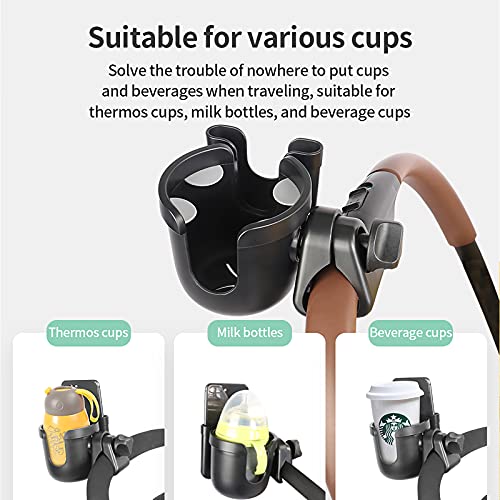 YEEJA 2in1 Stroller Accessories Bottle Holder with Phone Holder.Multiple uses Such as Phone Holder for Bike，Bike Cup Holder，Wheelchair Accessories. | The Storepaperoomates Retail Market - Fast Affordable Shopping