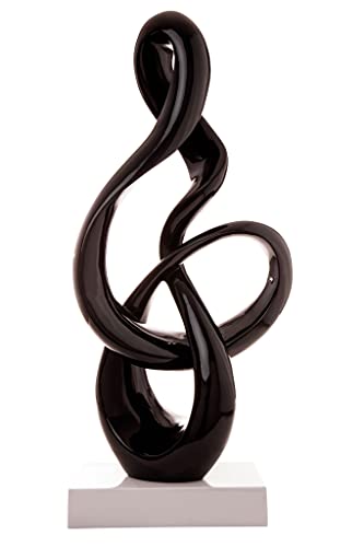 Finesse Decor Abstract Sculpture // Large Black