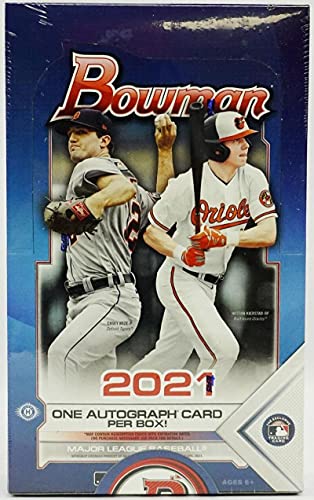 2021 Bowman MLB Baseball HOBBY box (24 pks/bx)