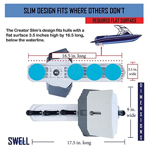 SWELL Wakesurf Creator Slim H3X Plus – The Best Slim Wake Shaper – Extendable Length, Rotating with Hydrodynamic Texture | The Storepaperoomates Retail Market - Fast Affordable Shopping