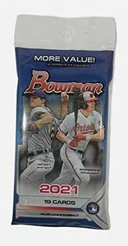 2021 Bowman Factory Sealed Cello Fat Pack (19 Cards)