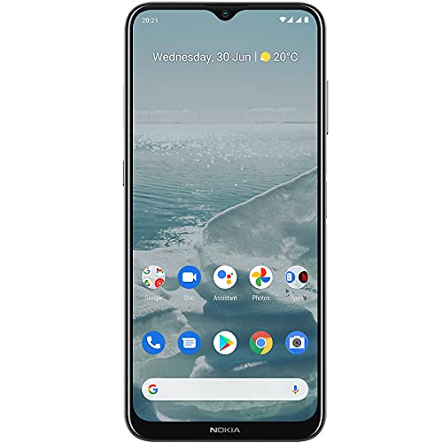 Nokia G20 | Android 11 | Unlocked Smartphone | 3-Day Battery | Dual SIM | US Version | 4/128GB | 6.52-Inch Screen | 48MP Quad Camera | Glacier | The Storepaperoomates Retail Market - Fast Affordable Shopping