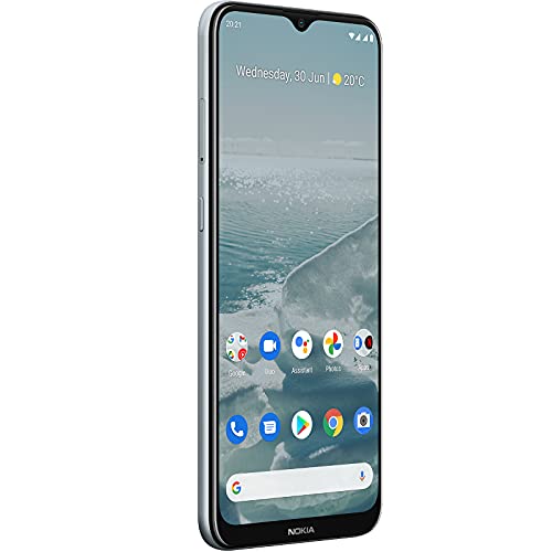Nokia G20 | Android 11 | Unlocked Smartphone | 3-Day Battery | Dual SIM | US Version | 4/128GB | 6.52-Inch Screen | 48MP Quad Camera | Glacier | The Storepaperoomates Retail Market - Fast Affordable Shopping