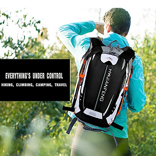 RMCLTECH Cycling Backpack Bicycle Backpack Riding Daypack Bike Rucksack Bike Pack Outdoor Daypack Running Bag 18L(Black) | The Storepaperoomates Retail Market - Fast Affordable Shopping