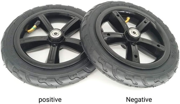 JYCTD Electric Scooter Tire, 8 Inch 8×1 1/4 Full Wheel, 200×45 Pneumatic Tire Full Wheel, Inner Diameter 6mm 8mm, Used for Electric Scooter Baby Wheel Replacement