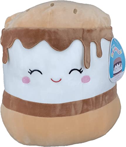 Squishmallow KellyToys – 12 Inch (30cm) – Carmelita The S’Mores – Super Soft Plush Toy Animal Pillow