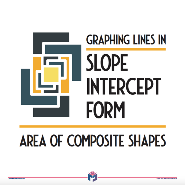 Graphing Lines in Slope Intercept Form: Area of Composite Shapes
