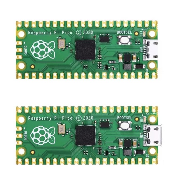 Raspberry Pi Pico Kit Microcontroller Based on Raspberry Pi RP2040 Dual-core ARM Cortex M0+ Low-Cost High-Performance-2pcs