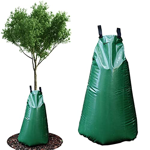 Tanzfrosch 1 PCS 20 Gallon Tree Watering Bags Reusable Heavy Duty Slow Release Tree Irrigation System for Trees, Premium PVC Tree Drip Irrigation Bags