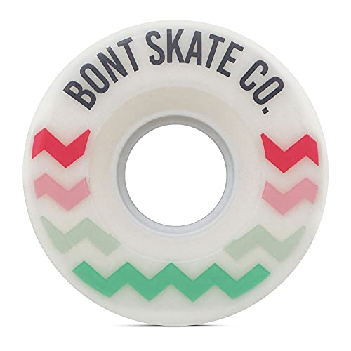 Bont Skates – Glide Outdoor Roller Skate Wheels – 78A Roller Skate Wheels – Outdoor Wheels for Roller Skates – 57x32mm – Replacement Roller Skate Wheels – Set of 4 or 8 (Set of 8, White/Purple) | The Storepaperoomates Retail Market - Fast Affordable Shopping