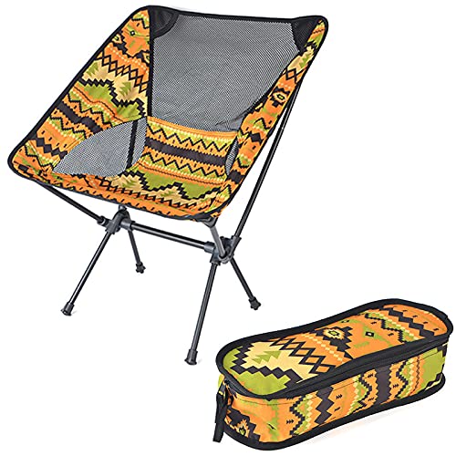QIYAGE Outdoor Ultra Light Portable Folding Chair, Light Backpack Chair, Heavy Duty 330lbs Capacity Camping Folding Chair Beach Chair with Carrying Bag, Suitable for Outdoor, Camping, Picnic, Hiking