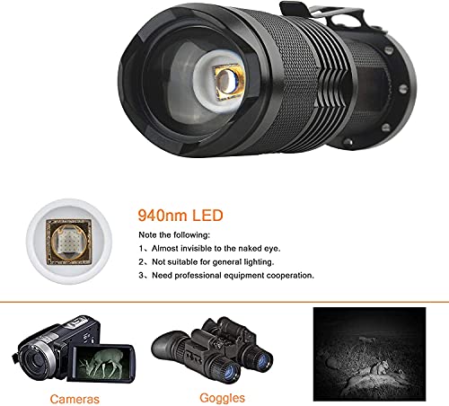 WINDFIRE IR Flashlight 940nm Infrared Light for Night Vision Device,940nm IR Illuminator Flashlight Spotlight | The Storepaperoomates Retail Market - Fast Affordable Shopping
