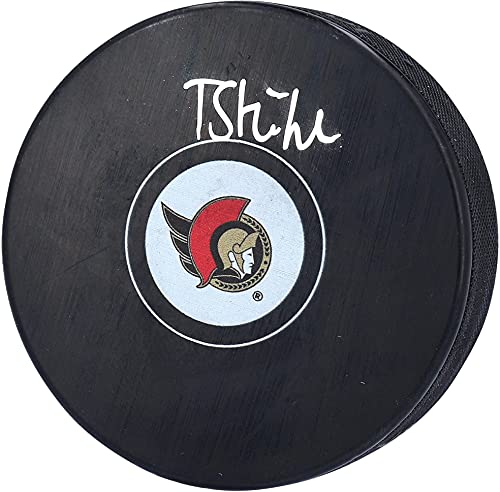 Tim Stutzle Ottawa Senators Autographed Hockey Puck – Autographed NHL Pucks