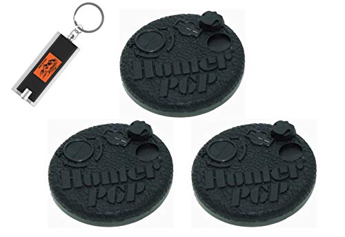 3 Pack Hunter 269400 Protective Rubber Cap for PGP Rotor, Sprinkler Cap Replacement Rubber Top for PGP Series, Hunter Sprinkler Head Cap, Hunter Rubber Replacement Cap with Included LED Keychain Light