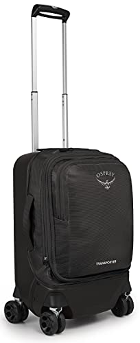 Osprey Transporter 4-Wheel 22″/36+5L Hybrid Carry-On Luggage, Black