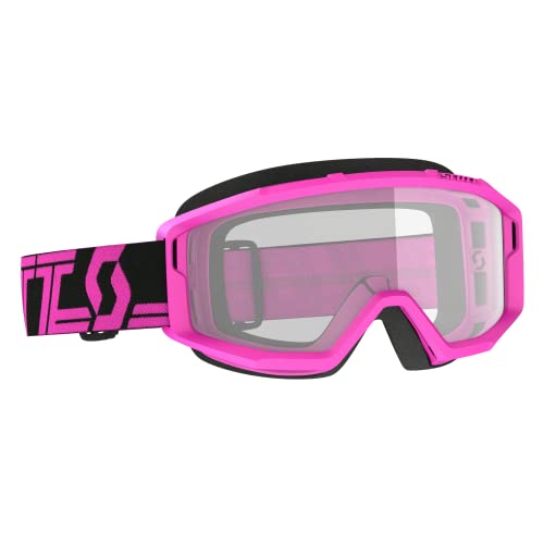 SCOTT 278598-1254043 Primal Clear Goggle, Pink/Black with Clear Lens