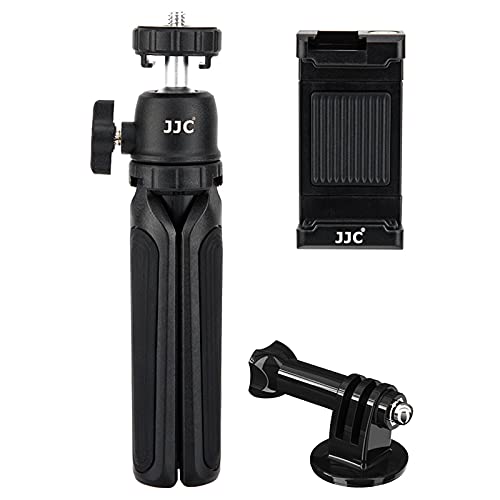 Extendable Camera Mini Tripod, 3 Sections 360°Pan and 90°Tilt Selfie Stick Tripod for Canon G7X Mark III Sony ZV-1 RX100 VII Action Camera Gopro Hero 9/8/7/6 Black DJI Osmo Action