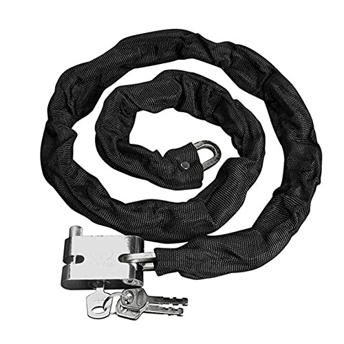 Motorcycle Chain Locks Bike Chain Lock 4.3 FT Motorcycle Lock Heavy Duty Bike Lock Motorcycle Security Chain Lock Bicycle Lock with 0.6inch Square Lock for Motorcycles, Bikes, and More (4.3 FT)