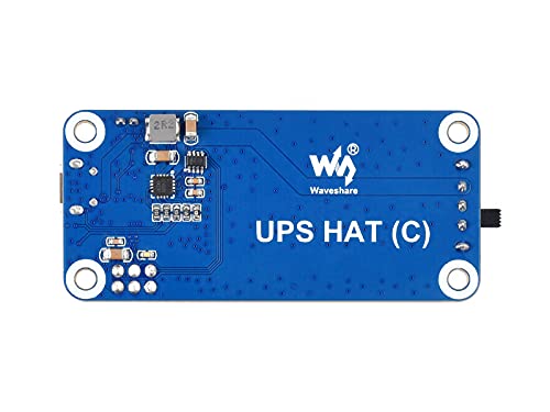 Waveshare UPS HAT (C) for Raspberry Pi Zero 5V Uninterruptible Power Supply Multi Battery Protection Circuits
