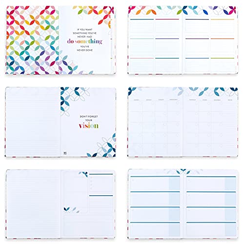 8″ x 10″ 12 Month Soft Bound Life Planner – Mid Century Circles Cover + Mid Century Circles Interior Pages. Undated Horizontal Weekly and Monthly Agenda by Erin Condren. | The Storepaperoomates Retail Market - Fast Affordable Shopping