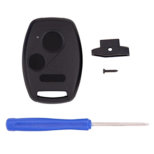 Keyless2Go Replacement for 3 Button Honda Remote Key Shell – Without Chip Holder