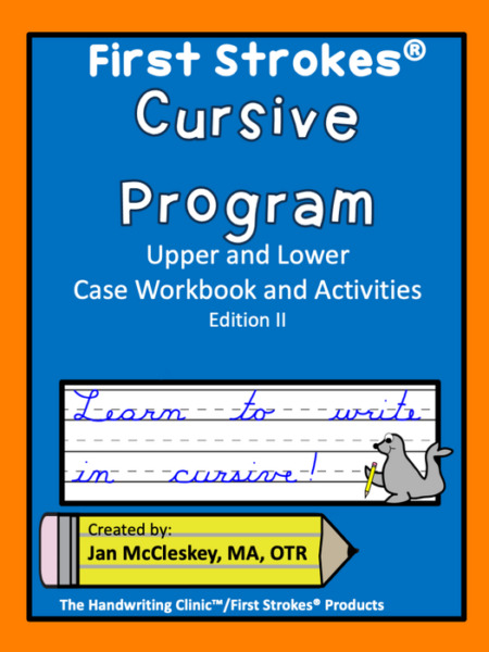 First Strokes Cursive Handwriting Workbook