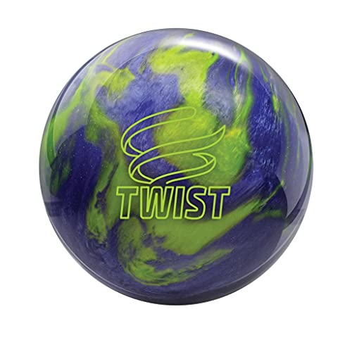 Brunswick Twist Reactive PRE-DRILLED Bowling Ball – Lavender/Lime 12lbs