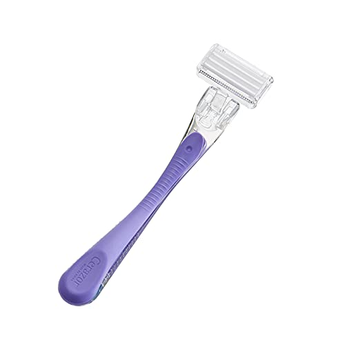 Cerazor, Purple, Ceramic Razor for Women, Non-Metallic Ceramic Razor Blade, Prevention of Occurrence of Metal Allergy, Less Skin Damages, Ceramic Blades do not Rust, So you can be used Cleanly for a Long Time, Ceramic Shaver.