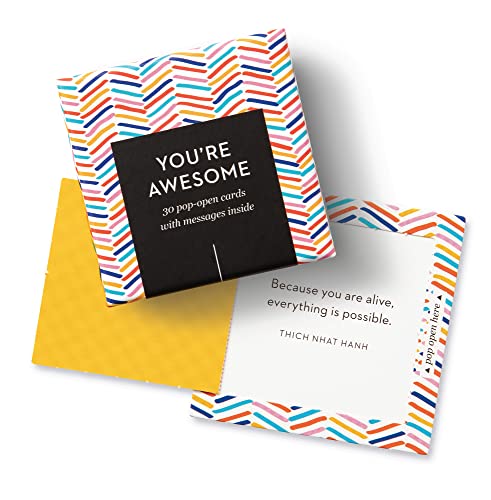 Compendium ThoughtFulls, You’re Awesome – 30 Pop-Open Cards, Each with a Different Inspiring Message Inside