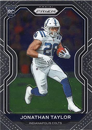 2020 Panini Prizm #332 Jonathan Taylor RC Rookie Indianapolis Colts NFL Football Trading Card