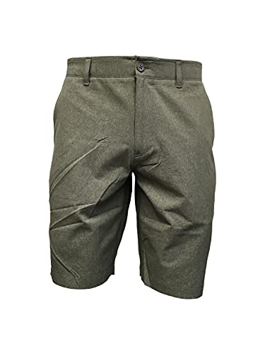Under Armour Men’s Shorts 100% Polyester 10.5″ Inseam Golf Shorts 1291351 Grey (38)