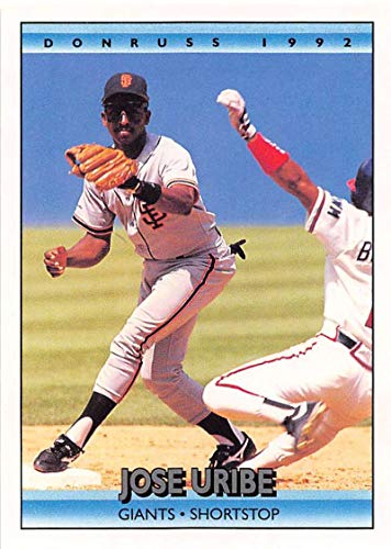 1992 Donruss #453 Jose Uribe NM-MT San Francisco Giants Baseball