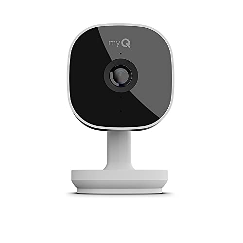 myQ Smart Garage HD Camera – Wifi Enabled – myQ Smartphone Controlled – Two Way Audio – Model SGC1WCH, White