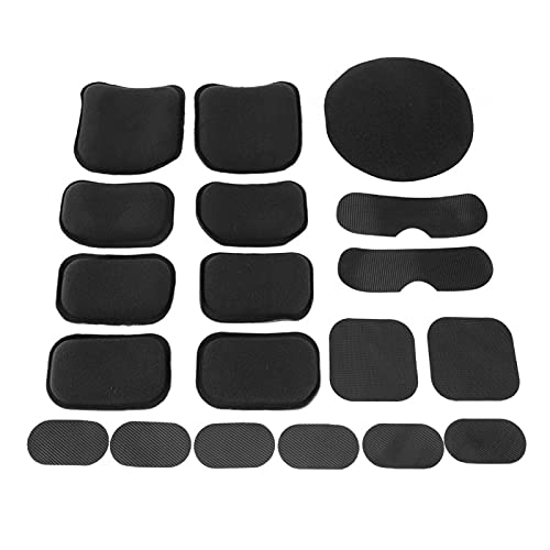 Kuuleyn 19pcs/Set Helmet Pads,Soft and Durable EVA Foam Helmet Pads Foam Pad Replacement Accessories