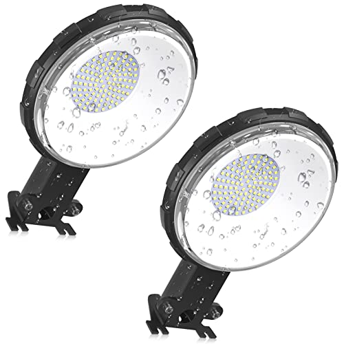 Ankishi 100W Led Barn Light, 2 Pack 12000LM Dusk to Dawn Outdoor Lighting, Built in Photocell, 5000K Daylight White, Equiv to 700W HPS, IP65 Waterproof Security Area Lights for Street Yard