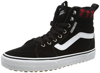 Vans Men’s Hi-Top Trainers Sneaker, Suede Black Red Plaid, 10.5 | The Storepaperoomates Retail Market - Fast Affordable Shopping