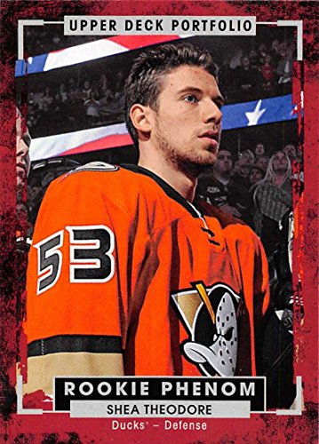2015-16 Upper Deck Portfolio #244 Shea Theodore RC Rookie Card Anaheim Ducks Hockey Card