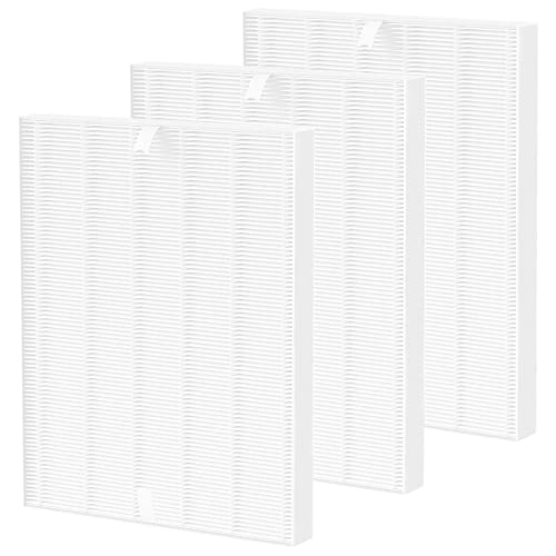 Mchillnet 3 Pack C545 Replacement HEPA Filters Compatible with Winix C545 Air Purifier, Ture HEPA Filter S, Part number 1712-0096-00, 3 True HEPA Filters