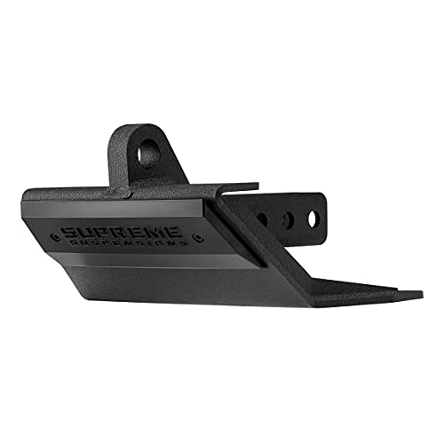Supreme Suspensions – Universal Heavy-Duty Multi-Function Hitch Skid Plate with D-Ring Shackle Mount | Universal Fit: Compatible with Any Standard 2″ Hitch Receiver
