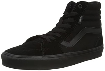 Vans Men’s Hi-Top Trainers Sneaker, Suede Canvas Black Black, 12 | The Storepaperoomates Retail Market - Fast Affordable Shopping