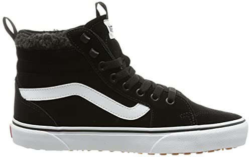 Vans Women’s Hi-Top Trainers Sneaker, Suede Black White, 9 | The Storepaperoomates Retail Market - Fast Affordable Shopping