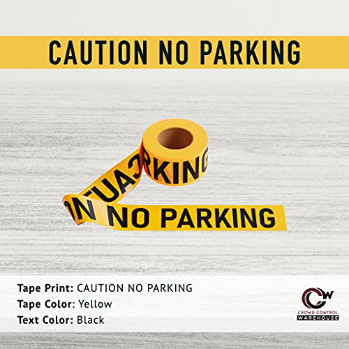 PE Warning Tape, 2.0 mil x 1000 Ft. x 3 Inch, Yellow Tape with”Caution NO Parking” Black Print – Trafford Industrial | The Storepaperoomates Retail Market - Fast Affordable Shopping