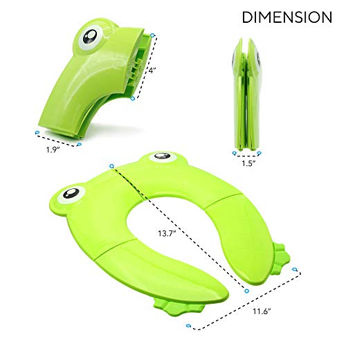 Foldable Potty Seat Disposable Toilet Seat Cover Bundle, GREEN | The Storepaperoomates Retail Market - Fast Affordable Shopping