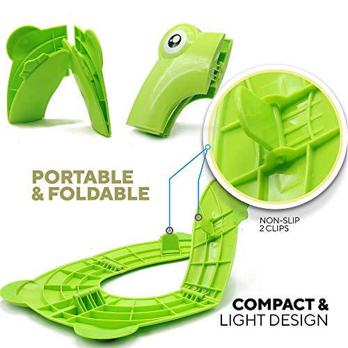 Foldable Potty Seat Disposable Toilet Seat Cover Bundle, GREEN | The Storepaperoomates Retail Market - Fast Affordable Shopping